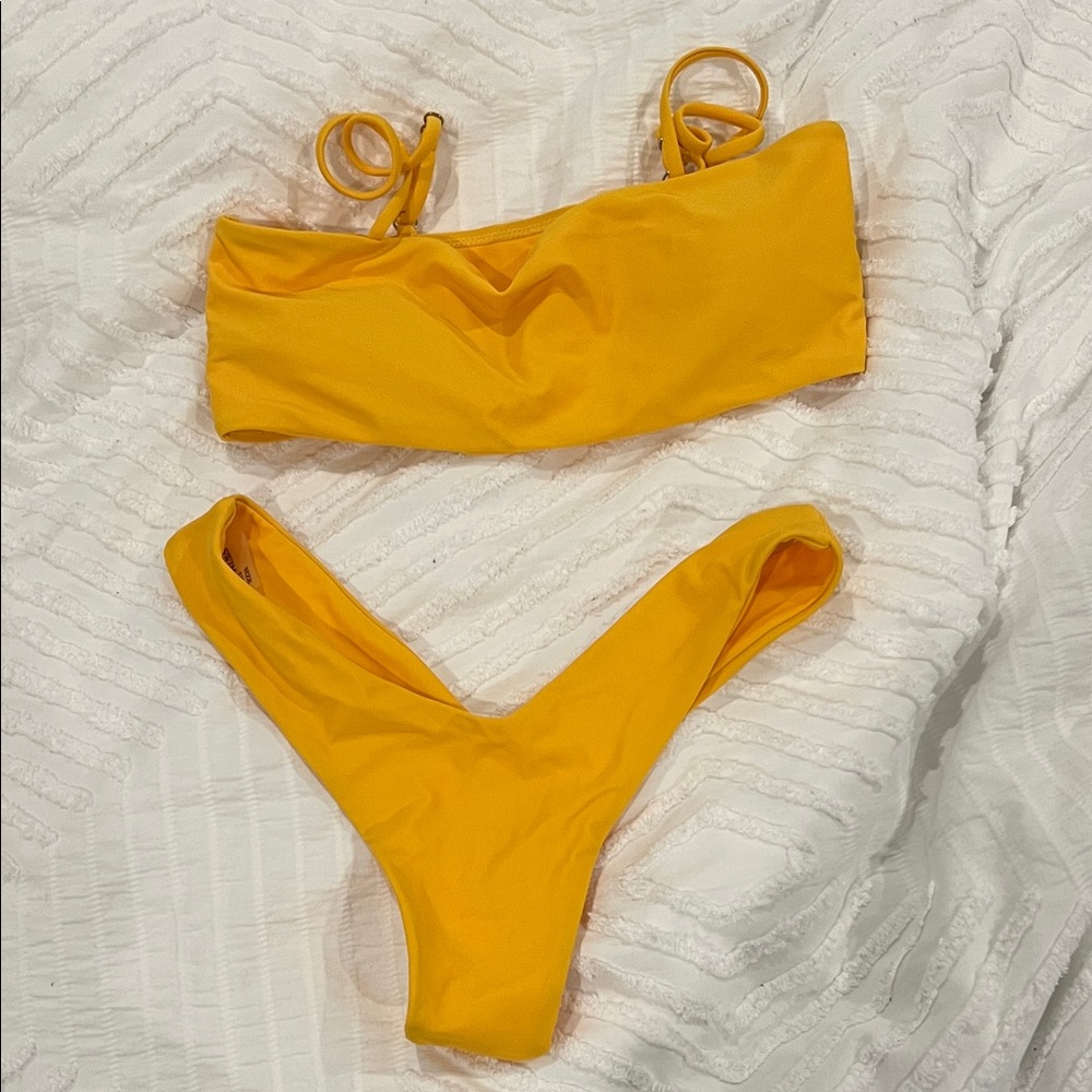 Zaful Yellow Bikini Set